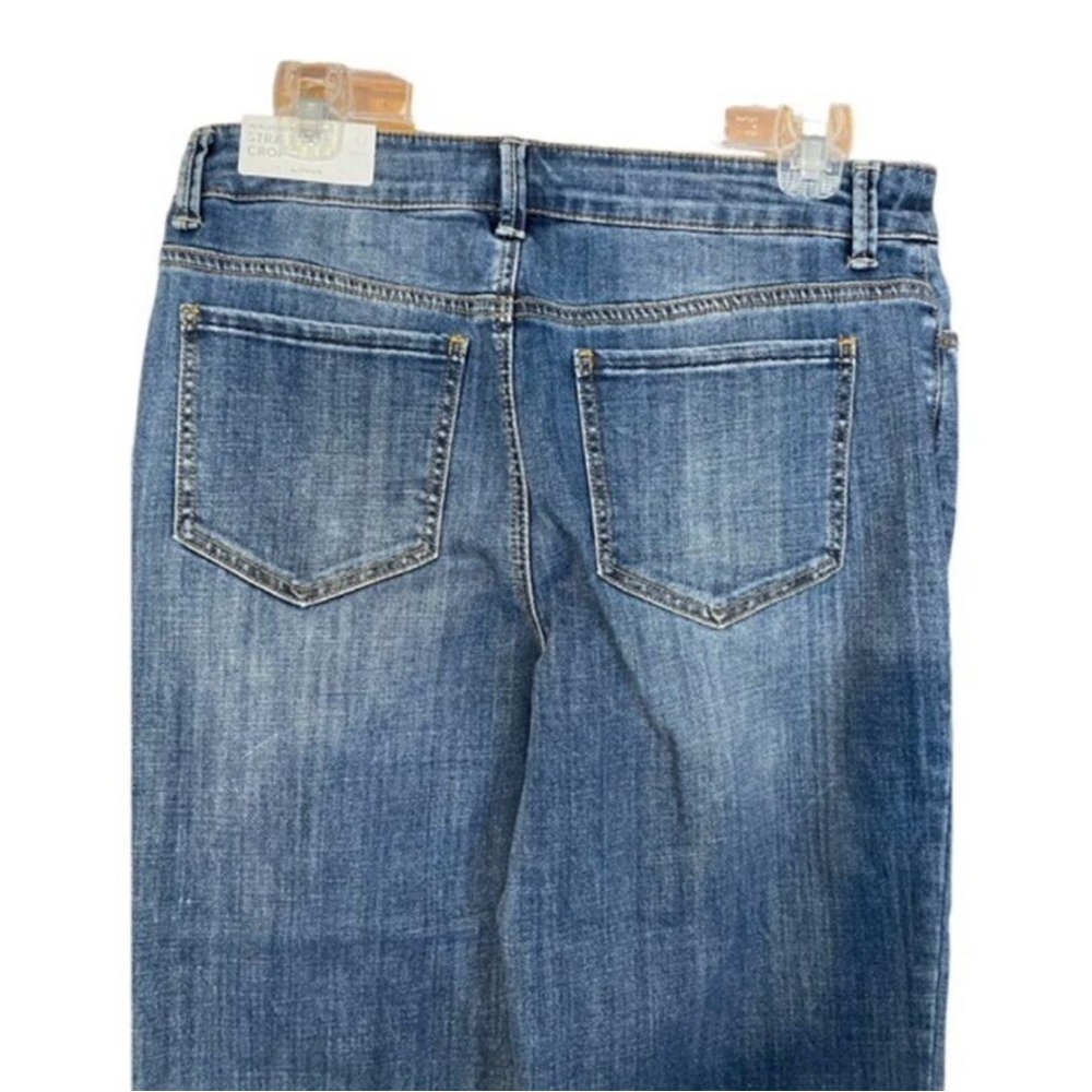 Chico's Platinum Straight Crop Jeans in Blue - Picture 3 of 7